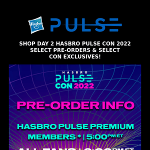 That's a Wrap on Hasbro Pulse Con 2022