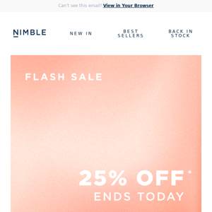 25% off* | Final day
