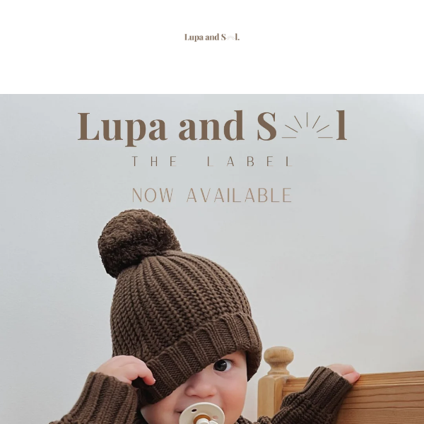 NOW LIVE ✨ AW24 by Lupa + Sol the Label