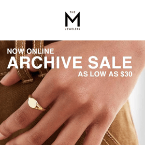 Archive Sale: create the perfect stack