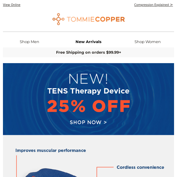 TENS Pain Therapy Devices 25% OFF