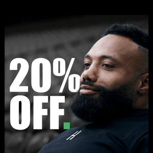 🏉 20% Off Available Until Thursday!