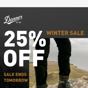 Ending Soon: 25% Off Quality Danner Boots
