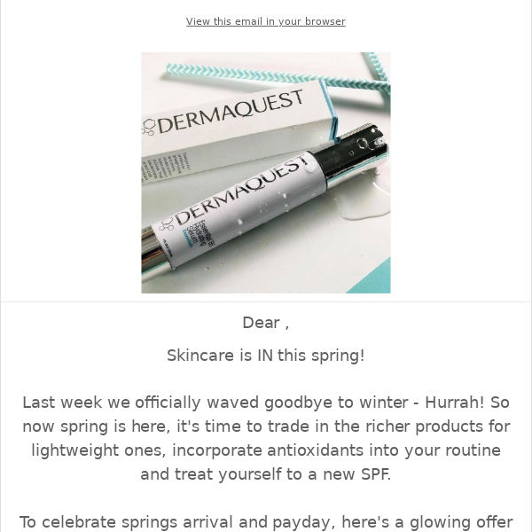 15% off Obagi, ZO, DermaQuest and more