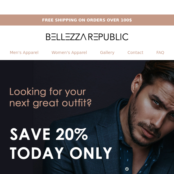 ⏰ 24-Hour Personal Flash Sale: Get 20% Off with Code FLASH20 at Bellezza Republic