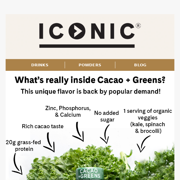 What's Really Inside Cacao + Greens