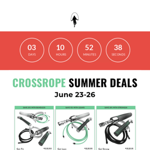☀️ Crossrope Summer Savings