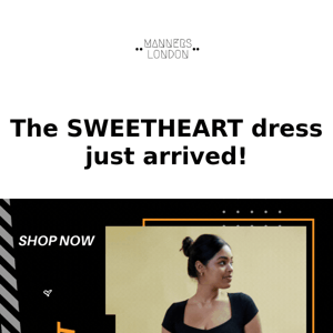 The SWEETHEART dress just arrived!