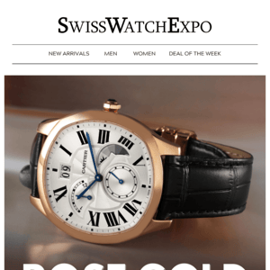 Rose Gold Dress Watches Sale: Rolex, Cartier & More