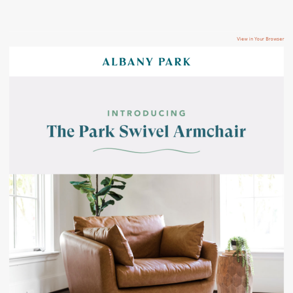 Introducing: The Park Swivel Chair