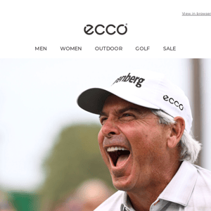 Fred Couples wins SAS Championship in ECCO Golf shoes