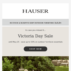 Happy Long Weekend ☀️ Victoria Day Sale on NOW