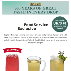 The #1 Premium Tea in Foodservice