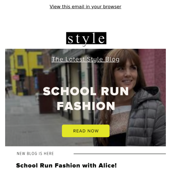 School Run Style with Alice! 🍎