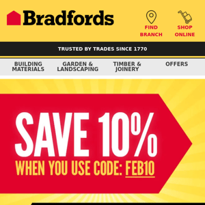 Get 10% Off Branch Delivered Items This Weekend!