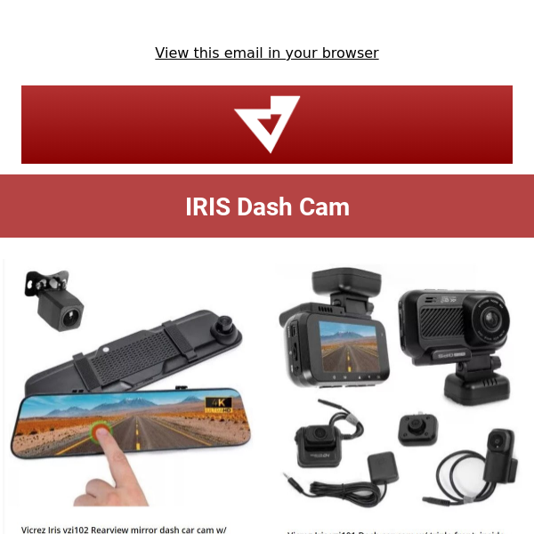 Stay Protected on the Road with Vicrez Iris Dash Cam😎