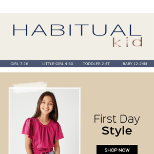 First Day Style Is HERE!
