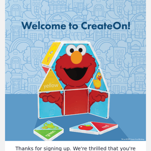 Thanks for signing up with CreateOn