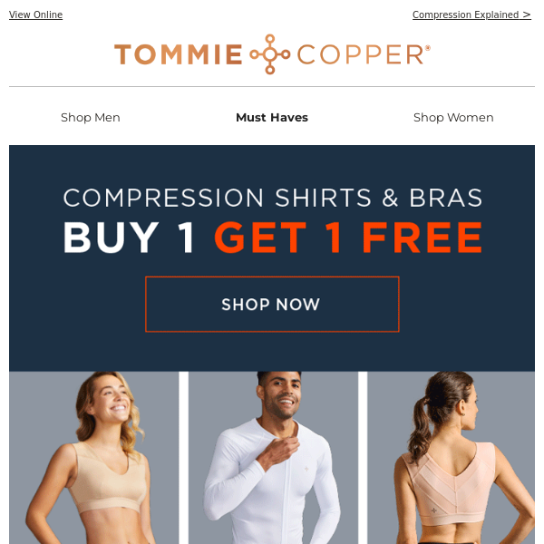 Buy 1 Get 1 Free! - Tommie Copper