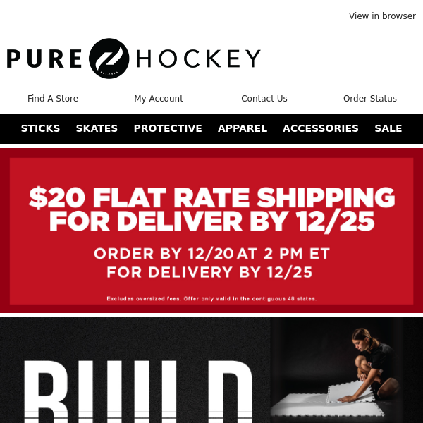 Pure Hockey, Build Your Home Training Set Up With HockeyShot & Earn Bonus Rewards!