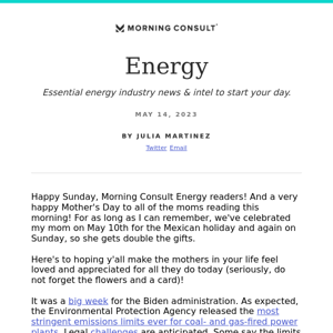 Morning Consult Energy: What's Ahead & Week in Review