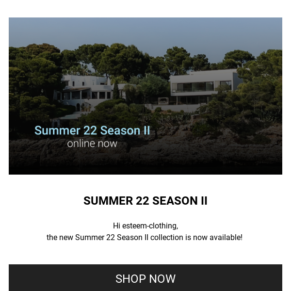 Summer 22 Season II. Online Now.