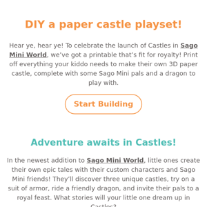 Build a castle fit for royalty! 🏰