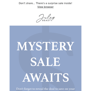 🔍 Reveal Your Mystery Sale