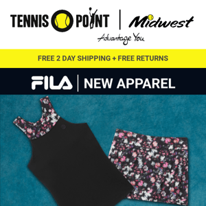 New Apparel, Shoes, Racquets, and More!