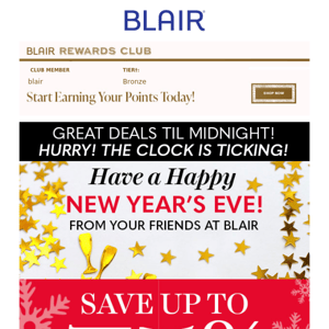 Shop Before the Ball Drops! Year-End Savings Inside...