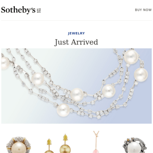 Just in: Pearl necklaces, rings, earrings and more jewelry