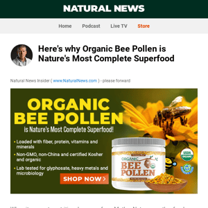 Here's why Organic Bee Pollen is Nature's Most Complete Superfood