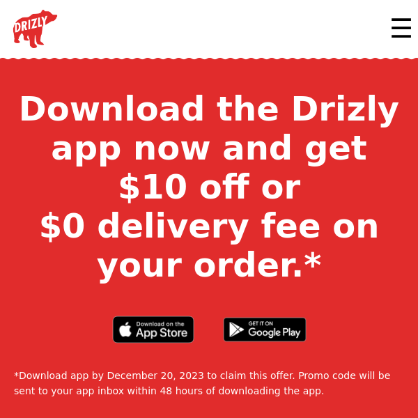 Download the Drizly app