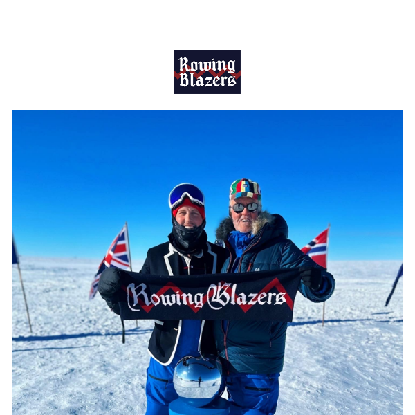 Rowing Blazers at the South Pole
