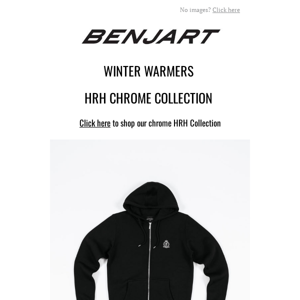 HRH Chrome Collection - Stay Winter Ready with improved fabric thickness! Benjart.com