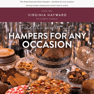 Hampers for any occasion | Brighten their day with a Luxury Food Hamper
