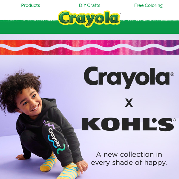 Brighten Your Day with Crayola x Kohl's New Collection! 🌈