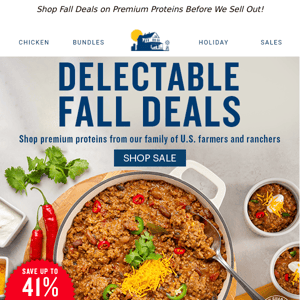 Up to 41% OFF Fall Favorites