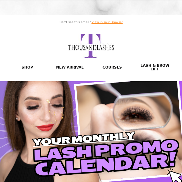 Monthly Lash Promo Blueprint Inside! 😱