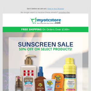 🌞 It's time to stock up on sunscreen! 🌞