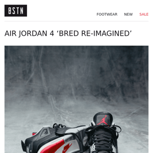 Sign up: Air Jordan 4 ‘BRED Re-Imagined’ 🖤❤️🩶