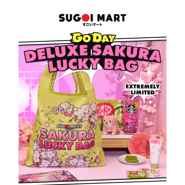 Our Deluxe Sakura Lucky Bag is HERE 🌸