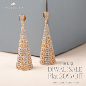 Tarinika Big Diwali Sale - Flat 20% Off