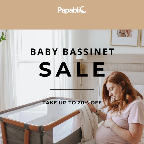 🔔 FLASH SALE ALERT! Get Your Dream Baby Bassinet at 20% Discount!