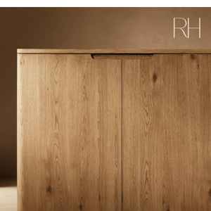 The Madero Oak Collection. New from RH Contemporary.