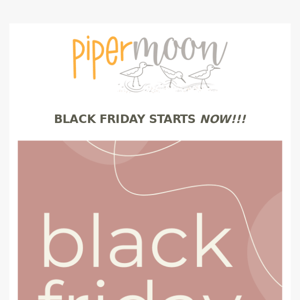 Yay! Black Friday is On!