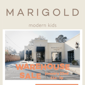 Deals + Steals 🏷️ Marigold Warehouse Sale