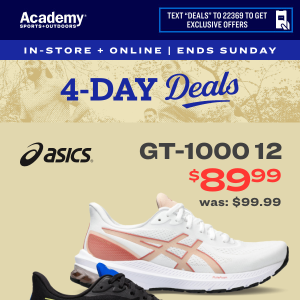 Get Running with ASICS GT-1000 12