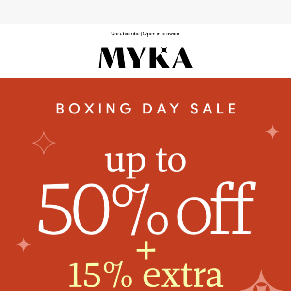 🎉 50% off Boxing Day Sale!