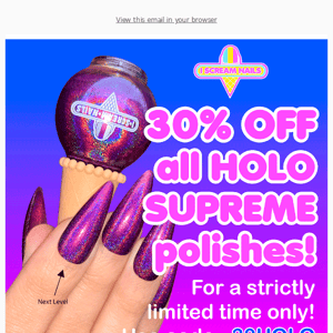 💿ENDS TONIGHT💿 30% off holos last chance!